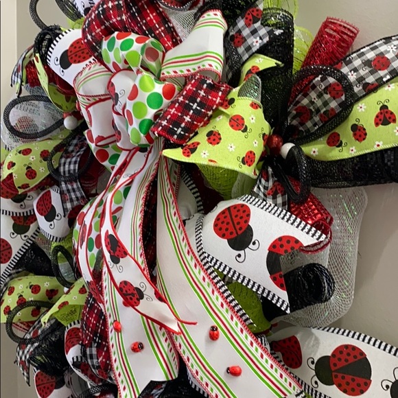 Ladybug wreath